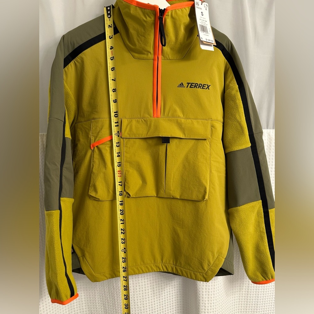 Adidas Terrex zip up sweater. Really warm.